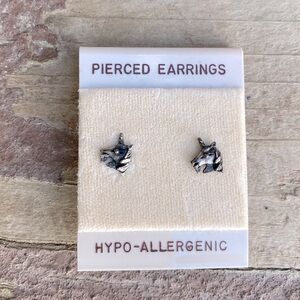 Bundle 3 for 50% off 1970s Deadstock Tiny Unicorn Post Earrings
